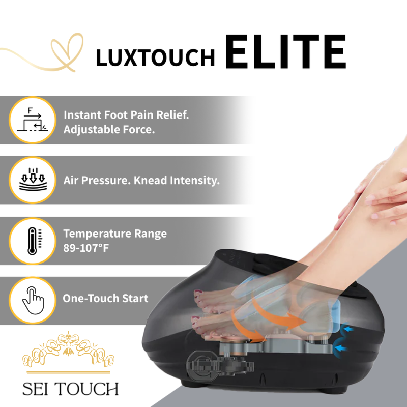 LuxTouch Elite™ The Ultimate Heated Therapy Foot Massager